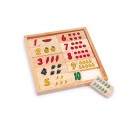Puzzle en bois Apprendre les chiffres - fruits