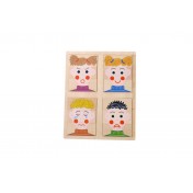 Puzzle en bois Visages