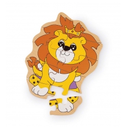 Puzzle en bois Lion