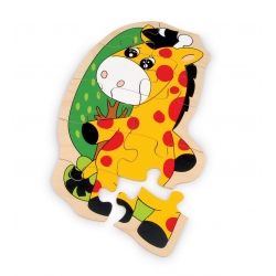 Puzzle en bois Girafe