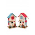 Maison pour oiseau Villa des couleurs