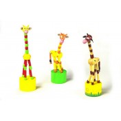 Animaux poussoir Girafes