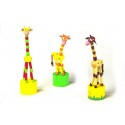 Animaux poussoir Girafes