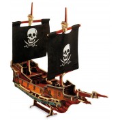 Puzzle 3D Bateau de pirate Jack