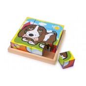 Puzzle-cubes Animaux domestiques