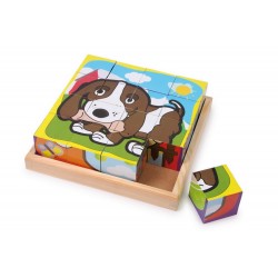 Puzzle-cubes Animaux domestiques