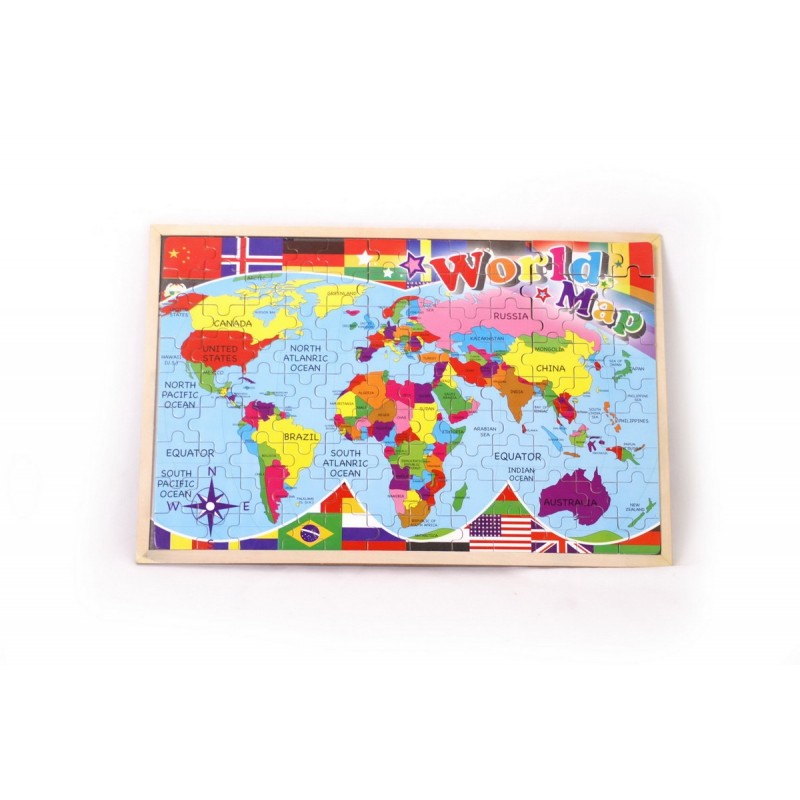 Puzzle Mappemonde