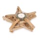 Photophore Etoile en bois flottant