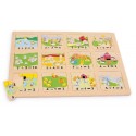 Puzzle Compter les animaux 