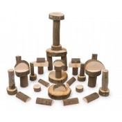 Jeu de construction Bois naturel