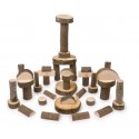Jeu de construction Bois naturel