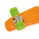 Skateboard, orange néon 