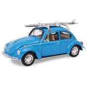 Voiture miniature VW Beetle + planche de surf 