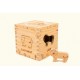 Cube en bois Safari