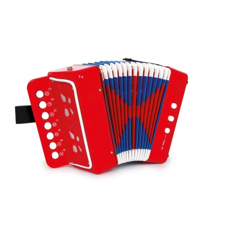 Accordéon, rouge