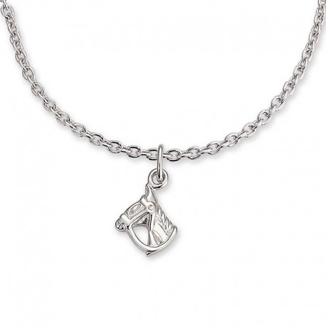 Collier avec pendentif "Tête de cheval"