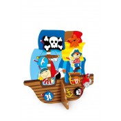 Bateau de pirates à lacer