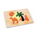 Puzzle en bois Pyramides