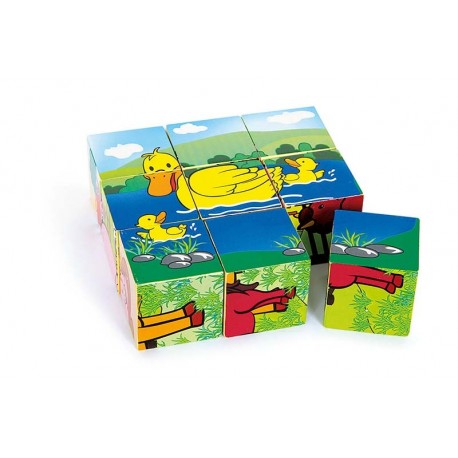 Puzzle cubes "Ferme"