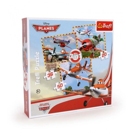 Planes Puzzle 3 en 1