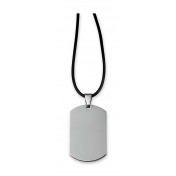 Chaîne avec pendentif acier inoxydable